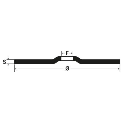 Doorslijpschijven Beta Tools ?115 mm voor staal met vlak center (10 stuks)
