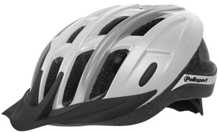 Fietshelm Polisport Ride-In M (54-58cm) - wit/grijs