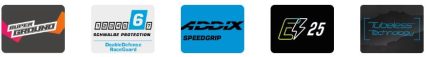 Vouwband Schwalbe G-One Allround Super Ground 28 x 1.70" / 45-622 mm - zwart