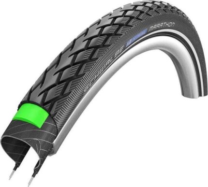 Buitenband Schwalbe Marathon GreenGuard 28 x 1 1/2" / 40-635 mm - zwart met reflectie