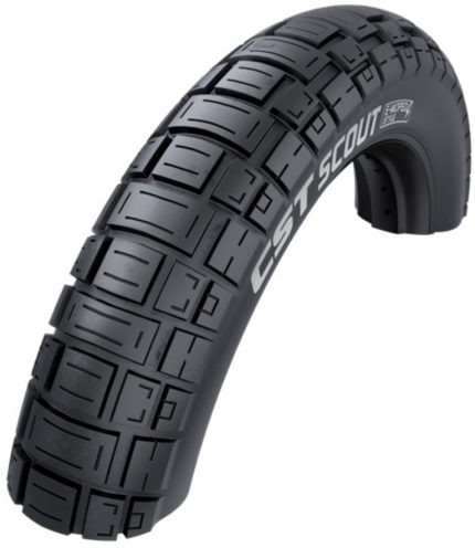 Buitenband Fatbike CST Scout 20 x 4.00"/ 100-406 mm - zwart met reflectie