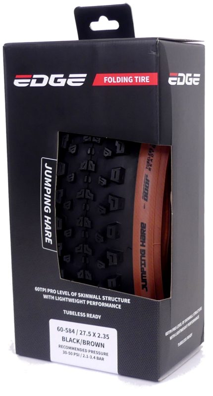 Vouwband Edge Jumping Hare 27.5 x 2.35" / 60-584 - zwart/bruin