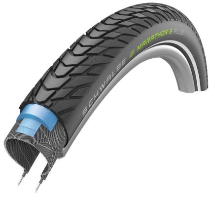 Buitenband Schwalbe Marathon E-Plus Performance Line 28 x 2.00" / 50-622 mm - zwart met reflectie