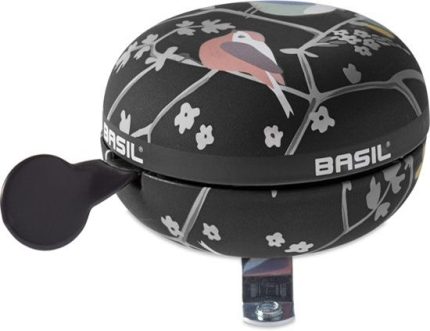 Fietsbel Basil Big Bell Wanderlust ?80mm - charcoal