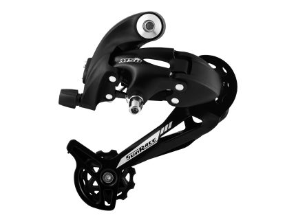 Achterderailleur 7/8-speed Sunrace RDM57 met lange kooi - directe en haak montage - zwart