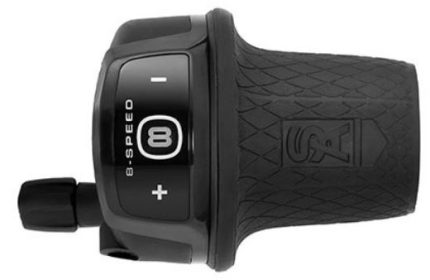 Draaiversteller 8 speed Sunrace HSJ238 voor Shimano Nexus 8 versnellingsnaaf