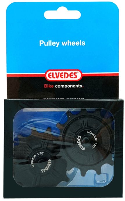 Derailleurwieltjes 2 x 13 tands Elvedes met afgedichte lagers - Shimano RD-M9100/M8100/M7100