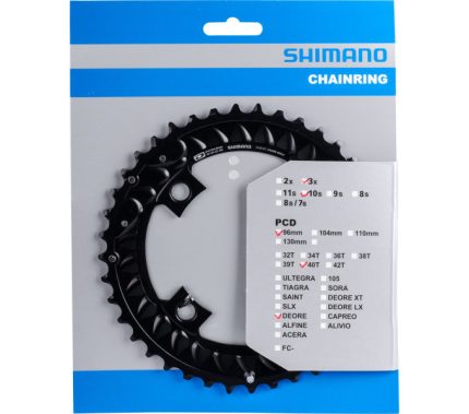 Kettingblad 40T Shimano Deore FC-M6000 3x10 speed