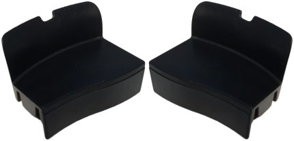 Afdekkapjes voor Axa Defender - zwart (set)