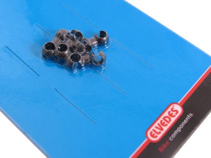 Roteerhaken Elvedes ?4,3mm - 5,0mm PVC - zwart (4 stuks)