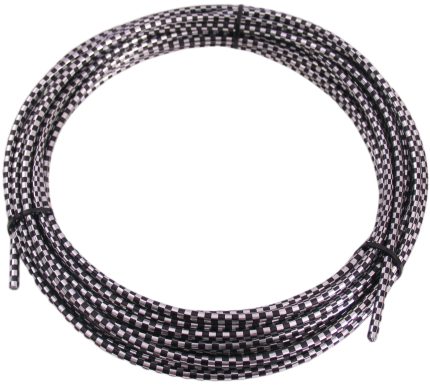 Rem buitenkabel Elvedes met teflon voering ?5,0mm / 10 meter -  zwart/chroom (rol)