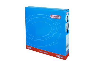 Rem buitenkabel Elvedes met voering ?5,0mm / 30 meter - zilver (in een doos)