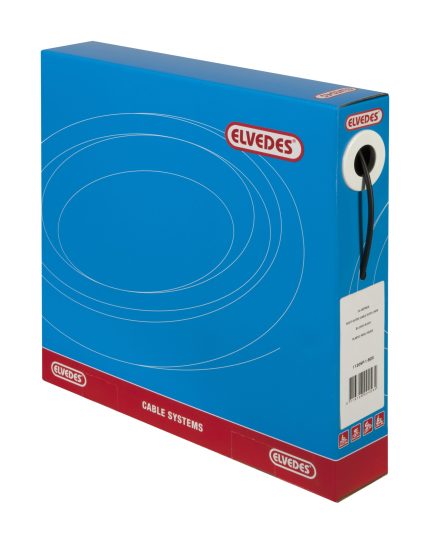 Schakel buitenkabel Elvedes met teflon voering 30 meter / ?4,2mm - zwart (30 meter in doos)
