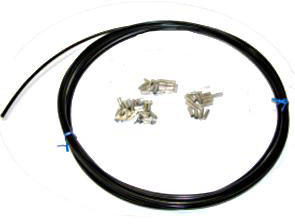Schakel buitenkabel Shimano SIS - zwart (rol 7,62 meter)