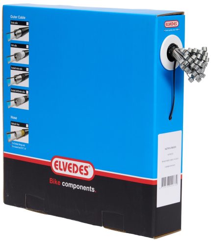 Rem binnenkabel Elvedes 3000 mm 1 x 19 draads RVS ?1,5mm met T-nippel ?7 x 6mm (doos ? 50 stuks)