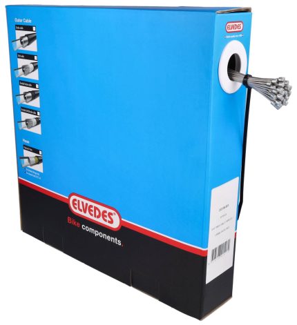 Schakel binnenkabel Elvedes 2250 mm 31 draads RVS Slick ?1,1mm N-nippel ?4,5?4,5mm (doos ? 50 stuks)