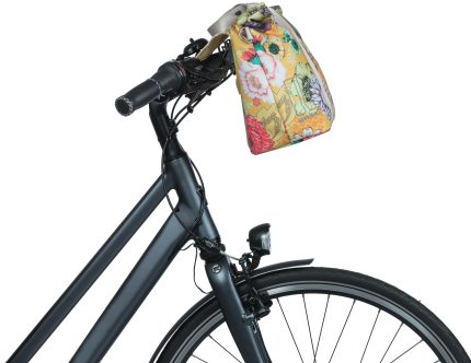 Fietstas Basil Bloom Field MIK (met KF-hook) 11 liter 29 x 15 x 28 cm - honey yellow