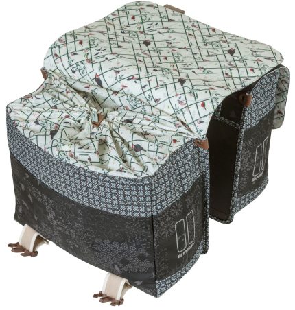 Dubbele fietstas Basil Boh?me Carry All - 35 liter - zwart