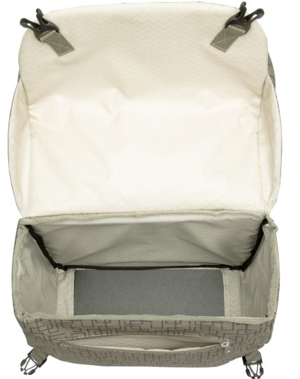 Dubbele fietstas New Looxs Mondi Joy Double 38 liter 37 x 16 x 32 cm  (2x) - ivy walnut