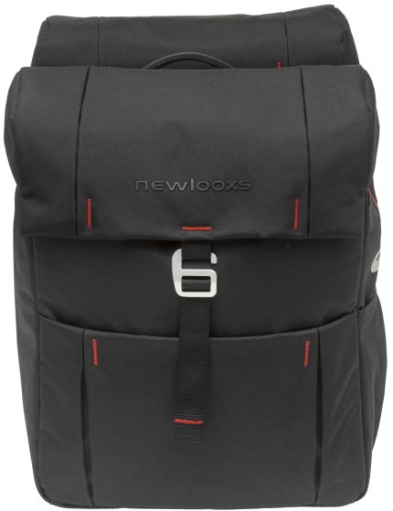 Dubbele fietstas New Looxs Vigo Double MIK 37 liter 31 x 40 x 15 cm (2x) - zwart