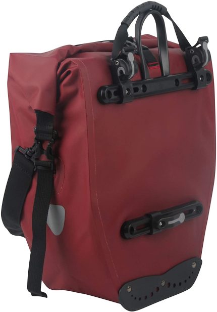 Enkele fietstas B?chel 100% waterdicht 25,4 liter - merlot
