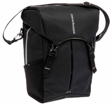 Enkele fietstas New Looxs Sports 20 liter 32 x 18 x 40 cm - zwart