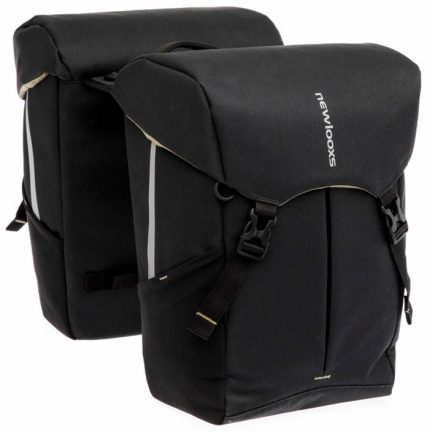 Dubbele fietstas New Looxs Sports MIK 40 liter 32 x 18 x 40 cm (2x) - zwart