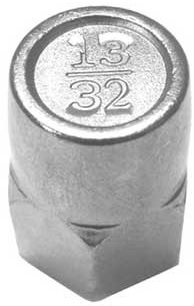 HMN388  asmoer 13/32" met logo