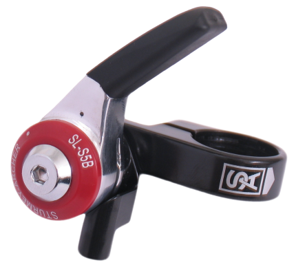 Stuurversteller 5 speed Sturmey Archer HSJ215 zonder kabel - zilver
