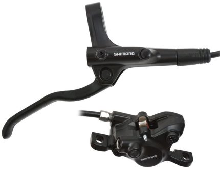 Hydraulische schijfremset Shimano MT200 achter - zonder remschijf - zwart