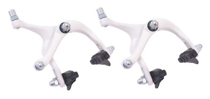 Remmenset Singlespeed/Fixie Aluminium Wit