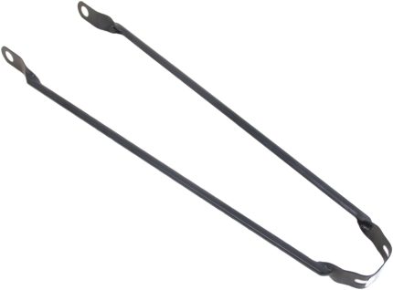 Spatbordstang 28"  - mat zwart