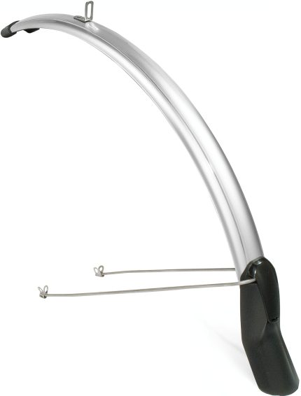 Spatbordset Eurofender Scatto 28" x 51 mm - zilver