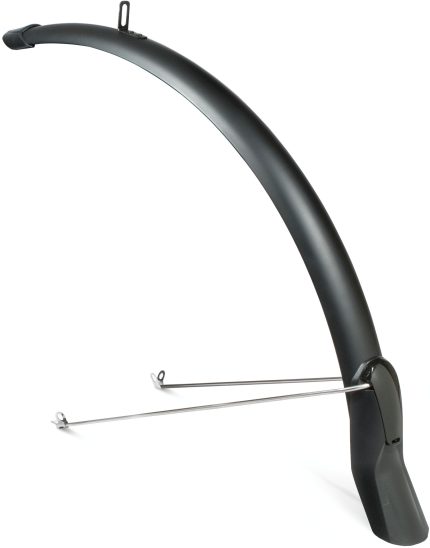 Voorspatbord Eurofender Scatto 28" x 51 mm - mat zwart