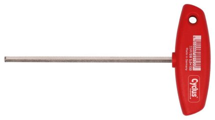 Inbussleutel Cyclus 6mm met T-greep en MagicRing?, L = 150mm