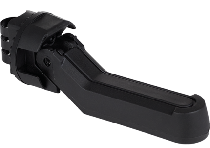 Voetrusten (opklapbaar) Bobike One Junior - zwart