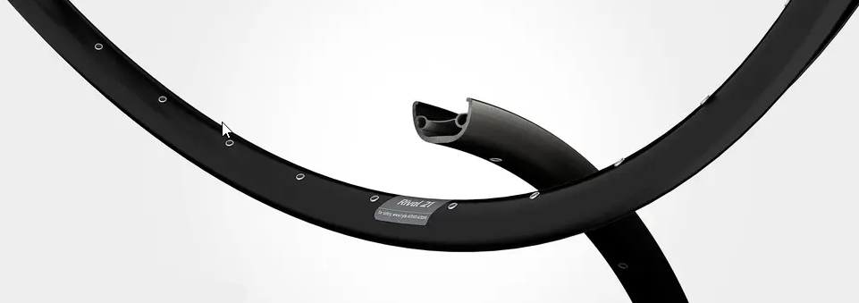 815451.png Velg Ryde Rival 21 disc 28/29" / 622*21C aluminium - 32 gaats 14G - zwart - Afbeelding 1