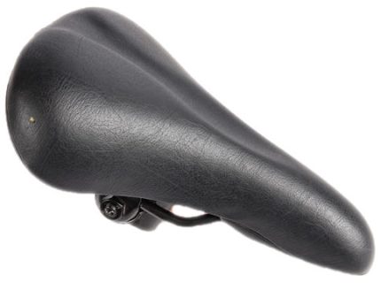 Fietszadel voor 20-24" kinderfiets - zwart