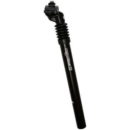 Zadelpen verend Ergotec ?31.6mm / 350mm 40/95 - zwart