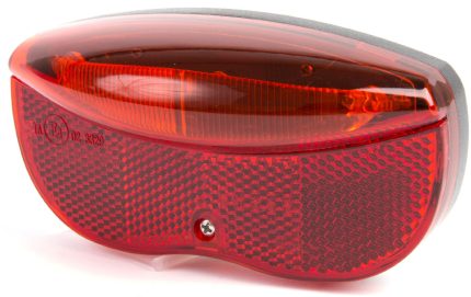 Dragerachterlicht IKZI 3x LED 80mm  boutafstand met E4 goedgekeurde reflector - rood