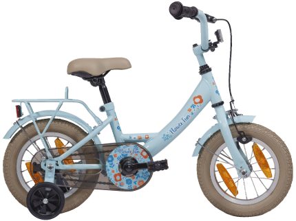 Kinderfiets 12" Bikefun Flower Fun - blauw