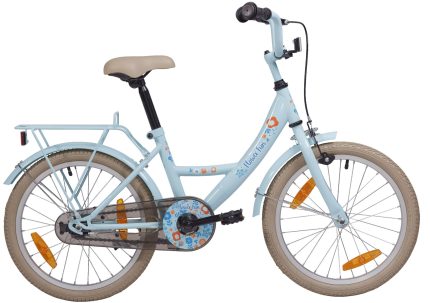 Kinderfiets 18" Bikefun Flower Fun - blauw